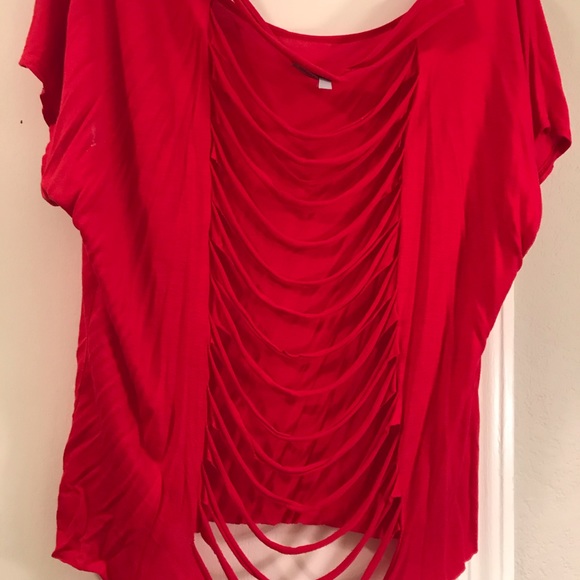 Tops - Charlotte Russe Red Shirt